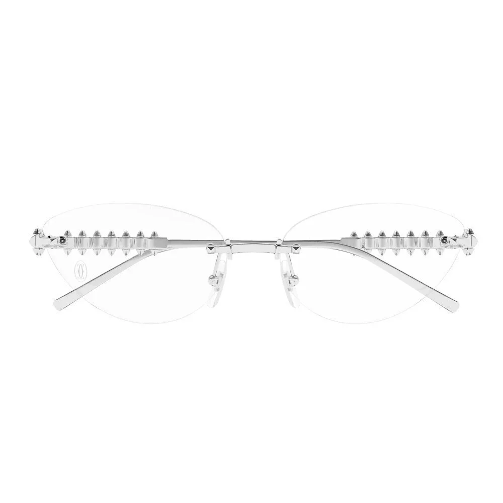 Cartier CT0565o-002 Eyeglasses Silver Metal
